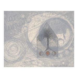 1993 Barbara Kerne Night Rainbow Intaglio