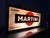 Stunning original Martini & Rossi S.A. illuminated sign, perfect for decorating bars, pubs, taverns, or...
