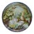 Large 19th Century French Faience Platter Swans Creil & Montereau For Sale