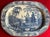 Davenport Large Antique 19th Century Davenport Blue & White Porcelain Platter With Chinoiserie Decoration For Sale - Image 4 of 11