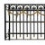 Antique wrought iron balcony railing featuring intricate decorative elements featuring with hand forged ornamentation. It...