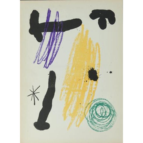 Joan Miro, Obra Inedita Recent III, Original Lithograph For Sale - Image 6 of 6