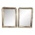 Pair of 19th C. French Silver Louis Philippe Mirrors For Sale