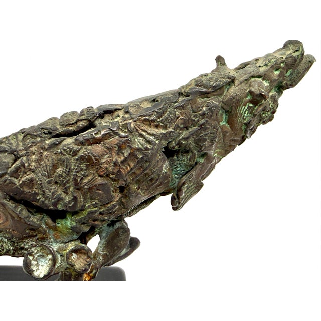 1950s Bronze Whale Sculpture by the Noted American Frank Eliscu For Sale - Image 13 of 13