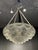 Acanthus Pendant Light by R. Lalique, 1926, in Very Good conditions. Designed 1920 to 1949 This piece has an attribution...
