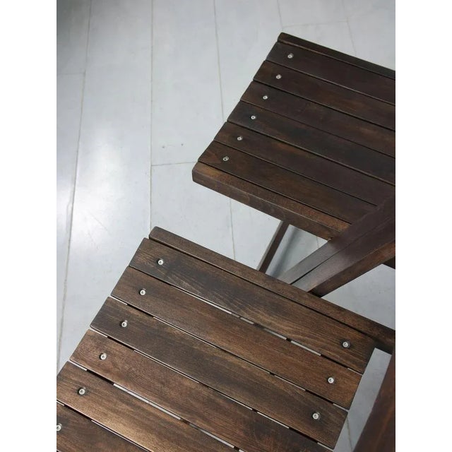 Vintage Trieste Folding Chair by Aldo Jacober for Bazzani For Sale - Image 17 of 18