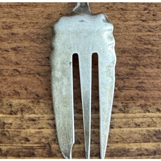 Late 19th Century Late 19th Century Silver Fork Pie Pastry 5 1/2" Whiting Marked Sterling For Sale - Image 5 of 6