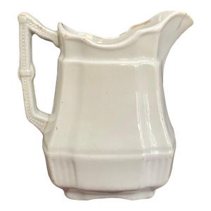 Antique Ironstone Creamer H Alcock & Co England Small Pitcher