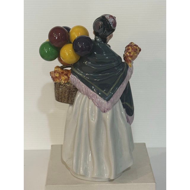 Mid 20th Century Mid 20th Century Royal Doulton “Biddy Penny Farthing” Balloon Seller Figurine For Sale - Image 5 of 10