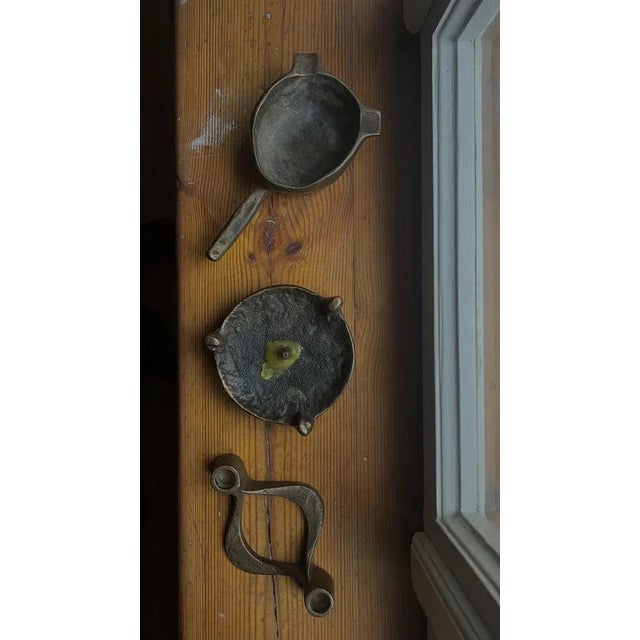 Brutalist Bronze Ashtray Bowl, Germany, 1970s For Sale - Image 5 of 6