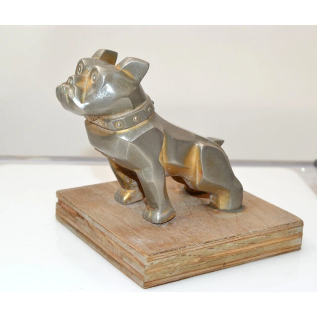 Vintage Design Patent Mack Trucks Bull Dog Figurine, Statue, Animal Sculpture For Sale - Image 9 of 13