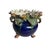 French Antique Barbotine Majolica Rose Cachepot For Sale - Image 3 of 7