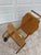 Mid-Century Traditional Wood and Brass Tea Cart With Floral Detail For Sale - Image 13 of 14