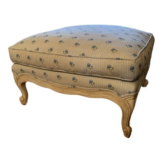 Minton-Spidell Flower Ottoman For Sale