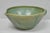 Vintage Primitive Green Glazed Ceramic Pottery Large Mixing Bowl W Handle For Sale - Image 4 of 18