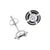 Haus of Brilliance Black Rhodium Plated .925 Sterling Silver Round 1.0 Cttw Diamond Double Halo 4-Prong Solitaire Milgrain Stud Earrings (H-I Color, I2-I3 Clarity) For Sale - Image 4 of 6