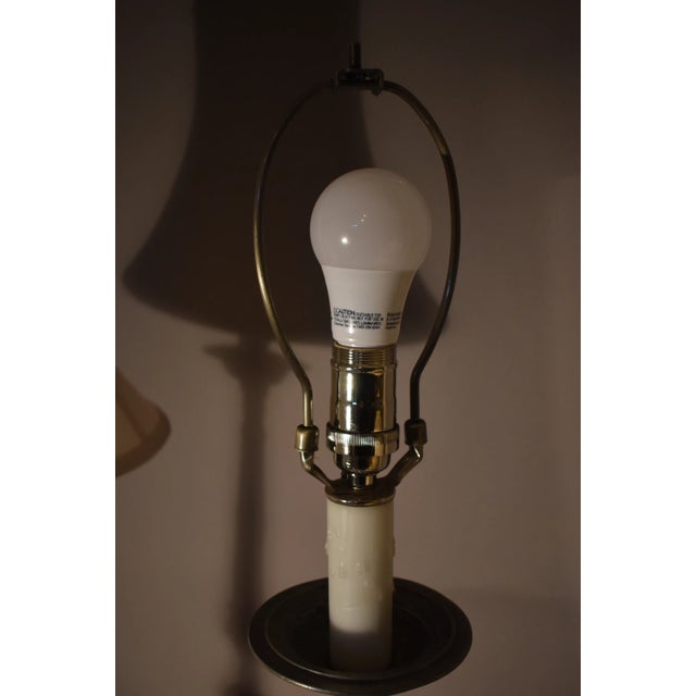 Pair of Pewter Candlesticks, Continental, 19th Century For Sale - Image 4 of 5