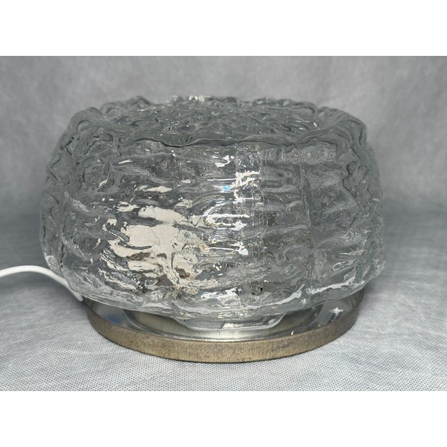 1960s Mid-Century Limburg Glass Flush Mount Ceiling Light, 1960s For Sale - Image 5 of 13