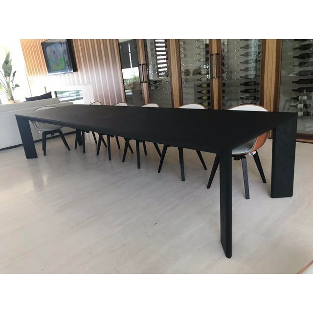 Contemporary Restoration Hardware Arles Extension Dining Table Chairish