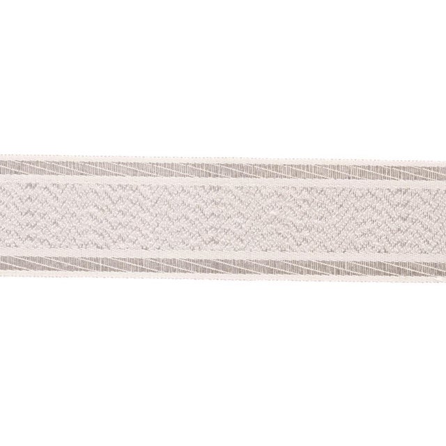 Sample - Schumacher Nightfall Skyline Tape Trim In Nacre For Sale