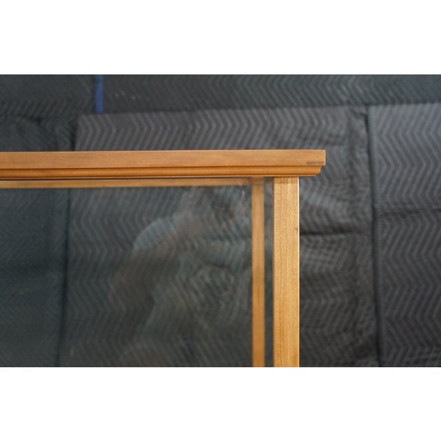 Late 20th Century Model Ship Glass Display Case Art Gallery Shop Showcase Vitrine Cabinet 48" For Sale - Image 11 of 15