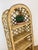 Wood Vintage 1970s Woven Rattan Arch Top Peacock Chair Style Shelf / Bookshelf For Sale - Image 7 of 9