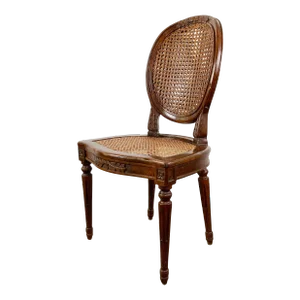 Antique Italian Louis XVI Style Medallion Chair