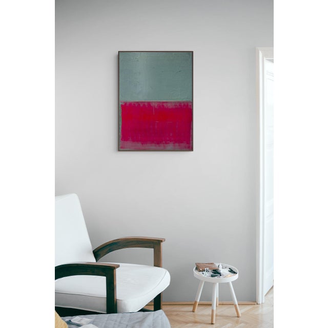 Boecker begins each new work by penciling in his composition. But the work ultimately is about the colors and layers that...