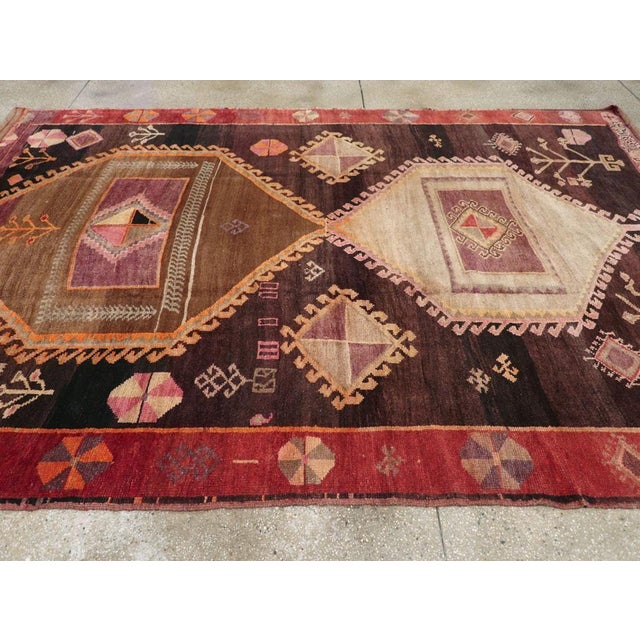 Galerie Shabab Collection Mid-20th Century Turkish Anatolian Tribal Carpet For Sale - Image 4 of 8