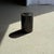 Small Side Table in Black Petrified Wood with Beige Striations For Sale - Image 5 of 18