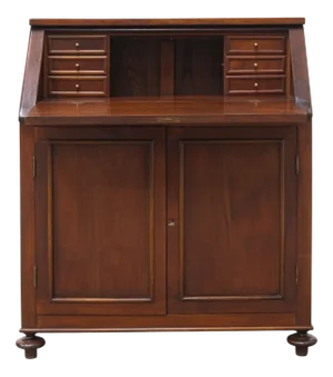 Walnut Drop-Leaf Desk, 1950s