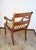 19th Century Antique Edwardian / Sheraton Revival Style Mahogany Armchair For Sale - Image 3 of 11