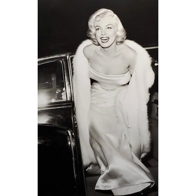 Large Silver Gelatin Photograph of Marilyn Monroe at 1954 Premier by Murray Garrett For Sale - Image 4 of 9