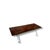 Mid-Century Modern Coffee Table with Chrome Frame For Sale - Image 4 of 7