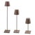 Zafferano Poldina XXL Indoor/Outdoor Cordless Floor Lamp, Rust For Sale - Image 4 of 5