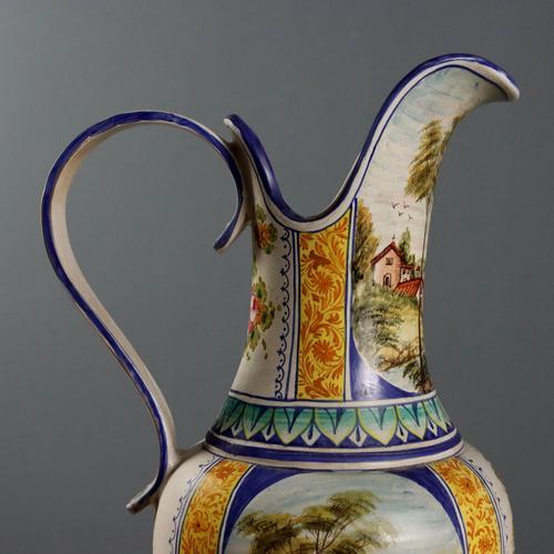 Large Majolica Amphora from Deruta Manufacture For Sale - Image 4 of 13