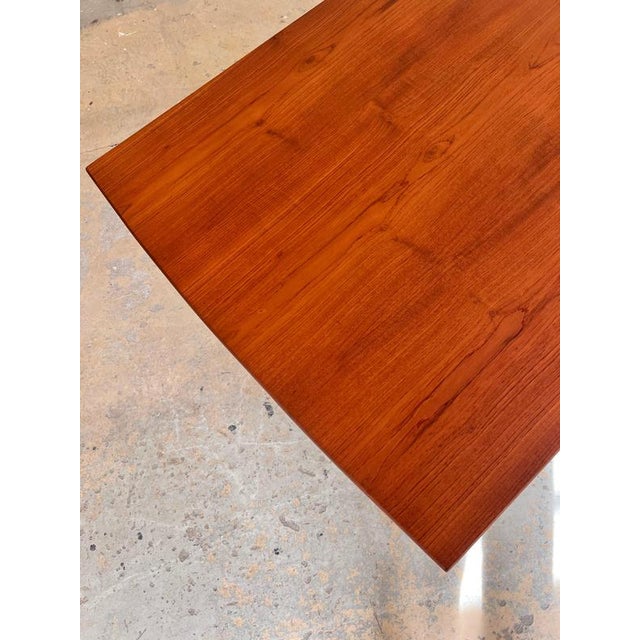 Vintage Teak Dining Table, Denmark For Sale - Image 5 of 11