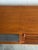 Brown Vintage Danish Teak Display Cabinet With Sliding Glass Doors 1960s For Sale - Image 8 of 10