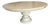 Elegant French Provincial Round Pedestal Dining Table With Distressed European Finish For Sale