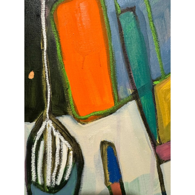"Listen 4" Original Abstract Painting by Rebekah Andrade For Sale - Image 4 of 6