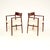 Vintage Danish Carver Armchairs by Arne Vodder, 1960s, Set of 2 For Sale - Image 4 of 11