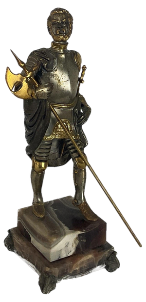 English Knight Figurine attributed to Giuseppe Vasari, 1970