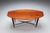 1960s Assymetrical Coffee Table with Glass Storage and Cross Leg Details, 1960s For Sale - Image 5 of 14