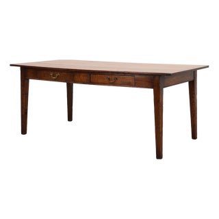 French Provincial Farmhouse Table in Oak, 1800s For Sale