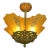 1930s Art Deco Slipshade Chandelier For Sale