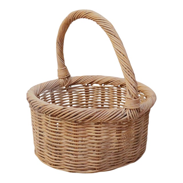Wicker Woven Basket For Sale