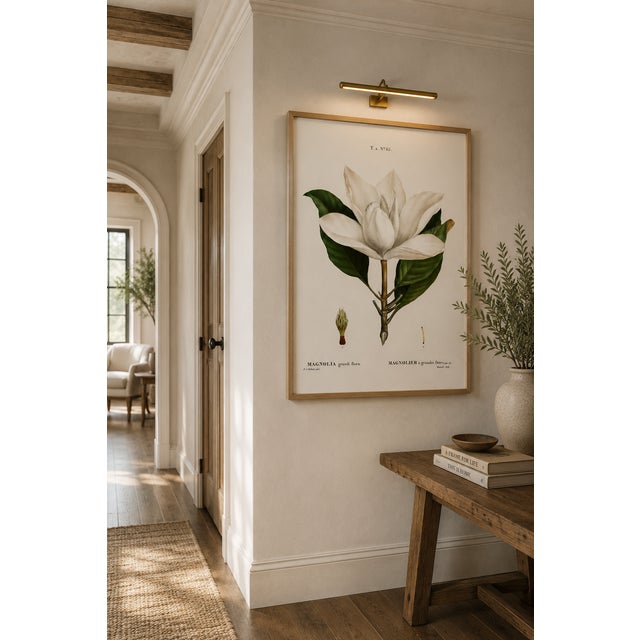Paper Southern Magnolia, Redouté Botanical Print, 18" X 24" For Sale - Image 7 of 9