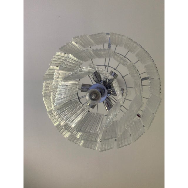 Murano Glass Sputnik Chandelier, Mazzega Style For Sale - Image 12 of 13