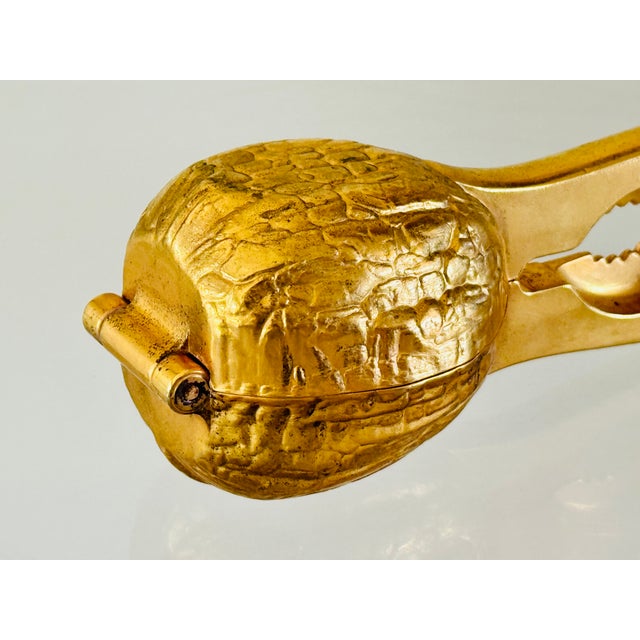 70’s West Germany Brass Finish Nuckcracker For Sale - Image 4 of 11