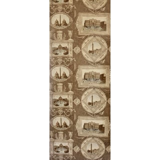 Toile Collection Vues d'Italie Wallpaper - 4 Double Rolls For Sale